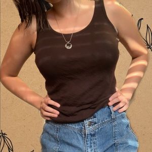 Petite brown Talbots tank